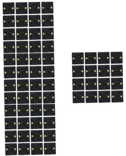 OSALADI 400 Stück Kabelbinder Basis Kabelbinder Halterungen Kabelbinder Halterungen Kabel Clips Kabelbinder Kabelbinder Klebehalterungen Kabelbinder Halter Selbstklebende