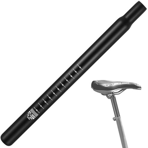 Fahrrad Sattelstütze, 27,2mm Fahrrad Sattelstange Fahrrad Sattelrohr, Fahrradsattelstangen, 350mm Kerzensattelstütze für Mountainbikes Rennrad Fahrrad Downhill Bike BMX MTB