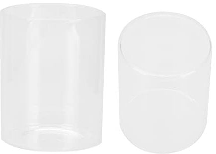 ABOOFAN 2pcs Hurricane Glass Candle Holder Modern Votive Cups for Wedding Dinner Parties Decorations Religious Candlestick