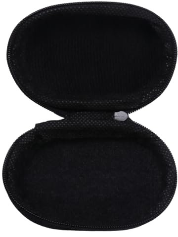 Generisch 2St tragbare Tasche storage bag Finger case Smooth zipper case Handheld case Finger pulse case Aufbewahrungstasche Schutzhülle Black
