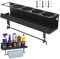 Spray Can Holder, Spray Can Wall Mount, Spray Bottle Storage Rack, Metal Storage Shelf With 5 Holes, Garage Organiser For Spray And Aerosol Can, Shelf Organiser For Garage Workshop Beauty Shop Home