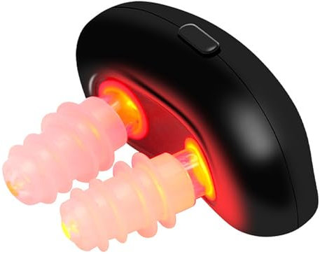 Rotlicht-Nasentherapie-Instrument, Rotlicht Nasaltherapiegerät, Physiotherapie-Nasenberuhigungsgerät für Nase, Förderung der Natürlichen Atmung und Linderung Von
