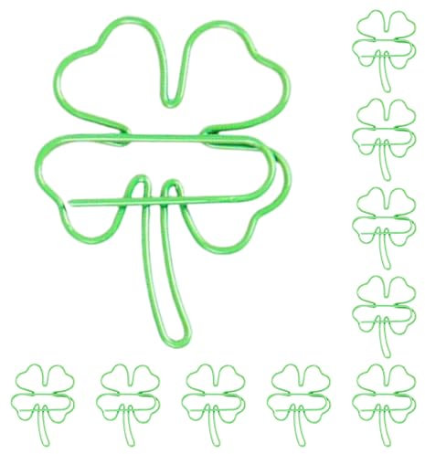 Büroklammern - Niedliche Heftklammern,10er-Set Dekorative Blattform Zum Markieren Von Seiten, Ordnen & Aufbewahren Für Notizbücher