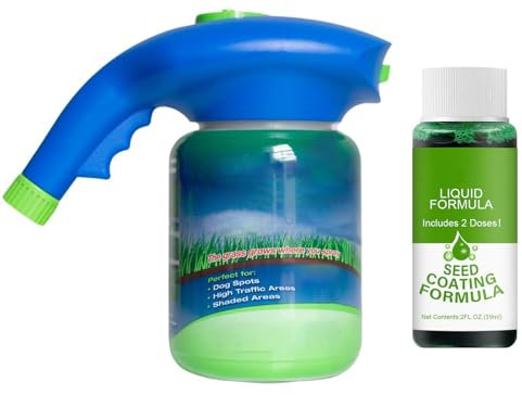 Household Seeding Liquid Lawn Spray,Liquid Seeding Grass Lawn Green Spray,Household Seeding System 𝐋𝐢𝐪𝐮𝐢𝐝 𝐒𝐩𝐫𝐚𝐲 𝐋𝐚𝐰𝐧 Care Grass Shot,𝐒𝐞𝐞𝐝 Care Watering Set