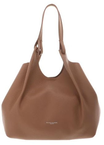 Gianni CHIARINI Leder Shopper Schultertasche Dua Shopping Bag Clay hellbraun