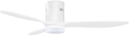 Orbegozo CP 174132 Ventilador de Techo con Luz | 132 cm | Motor DC | 35W | 6 Velocidades | LED CCT Regulable (Luz LED 18 W) | Ultra Silencioso | Función Invierno/Verano