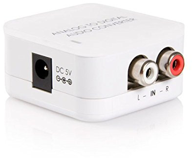 StarTech.com Convertisseur audio RCA stéréo vers coaxial numérique SPDIF et Toslink optique (AA2SPDIF)