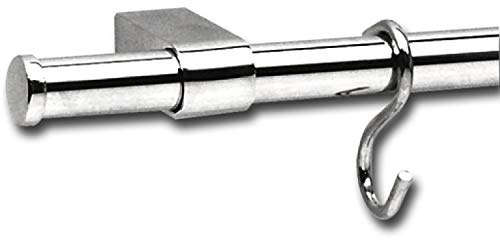 Grimme Relingrohr-Set, Länge 596 mm, Stahl Edelstahl Effekt, 1 Stück,08 1733 17.25