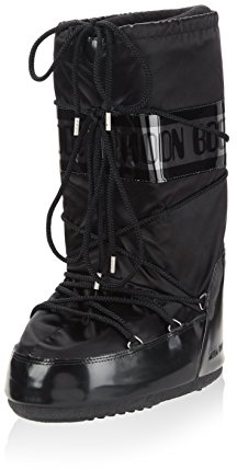 Tecnica MOON BOOT GLANCE 140168, Unisex-Erwachsene Schneestiefel, Schwarz (BLACK 3), EU 35-38