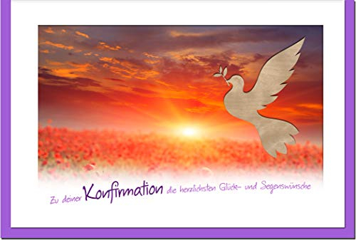 metALUm Karte zur Konfirmation MOHNFELD | 1212041