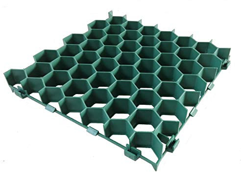 WUEFFE Grigliato salvaprato salvaverde in plastica carrabile Erba Block (36 Pezzi)