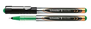 Schneider 3 Stück Tintenroller, Xtra 805 pte Nadel 05 grün