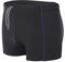 Aquarti Calzoncini da Bagno da Uomo Boxer, Nero/Blu, 4XL