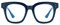 Madison Avenue Blaulicht-Brille für Damen, Anti-Blaulicht-Brille, Computerspiel-Brille, Anti-Ermüdung der Augen, Anti-UV-Brille, Tintenblau*, 50-22-145