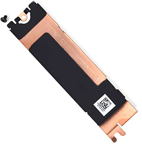 Slot 1 M.2 SSD Hard Drive Heatsink Cover with Thermal for Dell xps 15 9520 9510 9500, Dell xps 15 9520 9510 SSD Heatsink P/N: 0130R6 130R6 06N16 6N16, for SSD-L