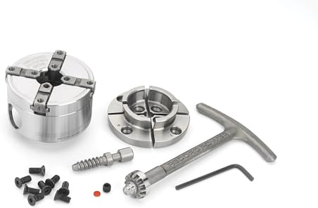 Record Power SC2 2 1/2 Compact Mini Woodworking Chuck Package, 1 x 8 TPI by D J Evans Ltd