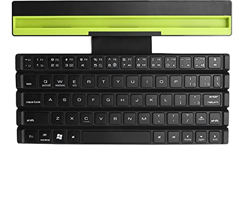 Drahtlose, Faltbare Bluetooth-Tastatur, Tragbare Klapptastatur für Tablet / Laptop / Smartphone, Aufrollbare Drahtlose Tastatur für / Android / WINDOW