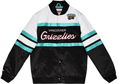 Mitchell & Ness NBA Special Script Heavyweight Satin Jacket - Vancouver Grizzlies - M