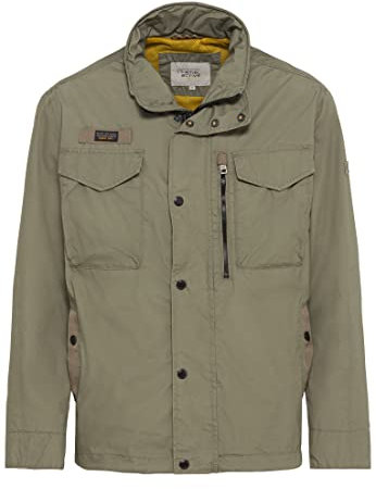 camel active Herren Leichter Blouson mit Stehkragen Khaki, menswear-60