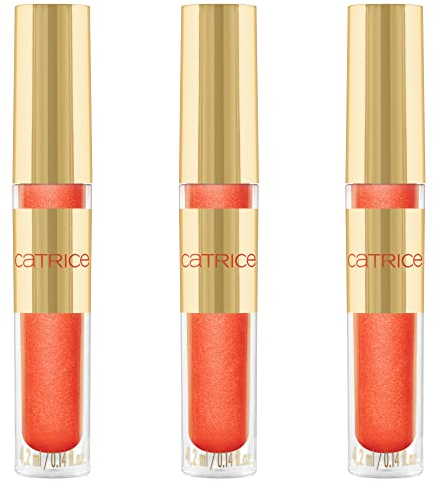 Catrice Beautiful.You. Plumping Lip Gloss, Nr. C02, Orange, pflegend, vergrößernd, strahlend, transluzent, vegan, ohne Alkohol, ohne Parabene, ohne Mikroplastikpartikel, 3er Pack (3x4.24ml)