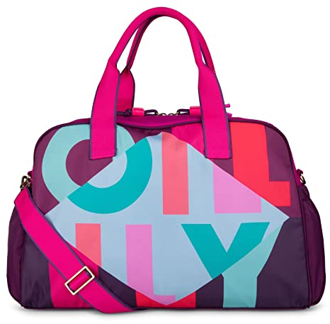Oilily Graphic Baby Bag Cloud Blue