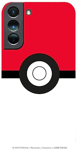 Offizielle Pokémon-Schutzhülle für Samsung Galaxy S22, Poké-Ball zum Schutz Ihres Handys, flexible Silikonhülle mit offizieller Pokémon-Lizenz