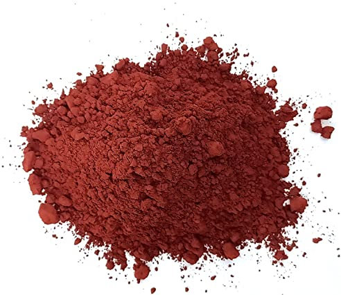 CRIGEMA - Pigmento en polvo - Rojo Pompeya - 50 g - 100% puro - Pintura al óleo, témpera, Encausto, Fresco (Rojo Pompeya)