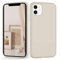 HGH für iPhone 11 Hülle Silikon mit 1 Lanyard Handyhülle für iPhone 11 Hülle Ultra Dünn Rundumschutz mit Weichem Microfiber-Innenfutter kameraschutz Schutzhülle für iPhone 11 Case Hell Grau