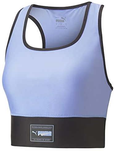 PUMA Damen Fit Eversculpt Skimmer Croptop lila L