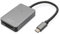 DIGITUS USB-C Kartenleser, 2 Anschlüsse UHS-II SD4.0, TF4.0, 300Mb/s