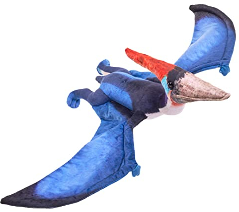 Wild Republic Artist Collection Dino Pteranodon, Geschenk für Kinder, 38 cm, Plüschtier, Füllmaterial besteht aus versponnenen recycelten Wasserflaschen
