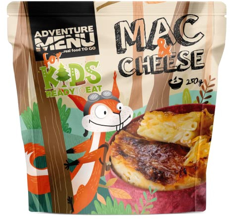 Adventure Menu - Mac & Cheese | 250 g | Gourmet Mahlzeit für KIDS für unterwegs & daheim