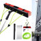 LCKFFYD Photovoltaik-Reinigungsbürste,Wasserführende Teleskopstange,Glasdach Reinigungsset, Reiniger Wintergartendach,solar-photovoltaik-Panel-reinigungsbürste,30CM Bürstenkopf，4m Stange