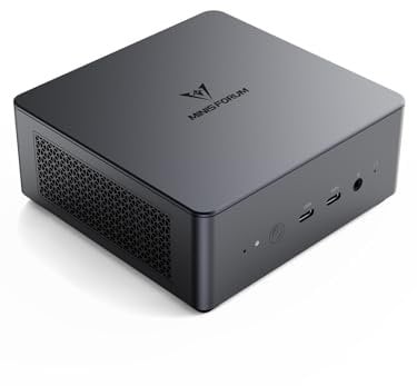 MINISFORUM Venus UM790 Pro Mini PC AMD Ryzen 9 7940HS up to 5.2 GHz 64 GB DDR5 1TB SSD with AMD Radeon 780M, 4x USB3.2, 2x USB4, 2xHDMI 2.1, 2x PCIe4.0, Wi-Fi 6E/BT5.3, RJ45 2.5 G