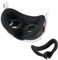 Masque Facial pour Quest 3, VR Face Cushion Housse en Silicone pour Meta Quest 3 Accessoires, Masque oculaire en Silicone pour MetaQuest 3 en éponge de Remplacement résistant à la Transpiration