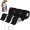 3 Rollen Kinesiologie Tape (5m x 5cm), Profi Kinesiotapes Physio Tape Sport Tape Set, Wasserfeste & Hautfreundliche Kinesiotape, für Muskelunterstützung, Knieschmerzen, Ellenbogen und Schulter