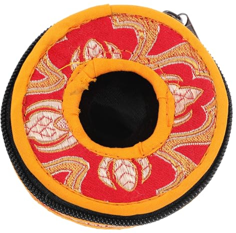 CORHAD Bolsa De Almacenamiento Para Campana De Funda Ligera y Diseño De Cierre Para Actividades Al Aire Para Campana Budista y Tingsha