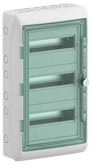 Schneider Electric Kaedra Mureva Kleinverteiler, Elektroinstallationsverteiler, Sicherungskasten für den Außenbereich, Aufputz, 3x12 TE, IP65, Artikelnummer 10344DE