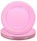 sourcing map Lot de 10 assiettes de présentation vintage en vrac, 33 cm en plastique avec perles pour assiettes plates, chargeur rond pour fête de mariage, événement, décoration de table, rose