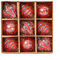 HEIBTENY Weihnachtskugeln 20 Stücke ∅ 8CM Weihnachtskugeln Plastik Für Weihnachtsdeko Mit Aufhängen Christbaumkugeln Christbaumschmuck Set Weihnachtsbaumkugeln (Rot)