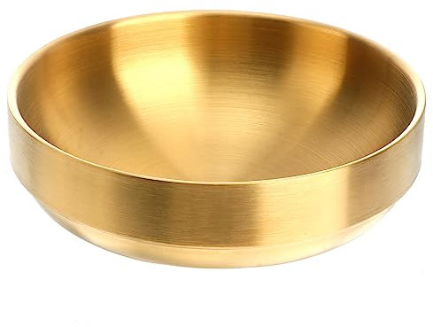 OKUMEYR Bol à Soupe Double Paroi Acier Inoxydable Bol Épais Pour Nouilles Ustensiles Ménagers