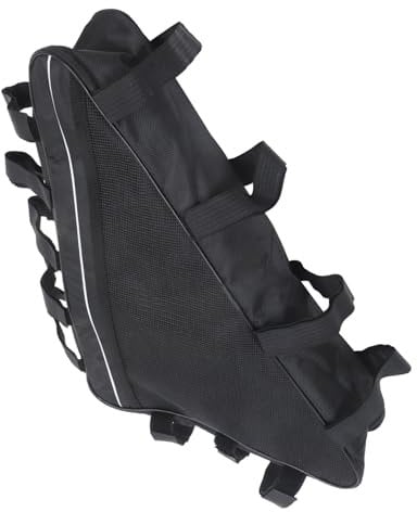 BESPORTBLE Electric Mountain Bike Triangle Storage Bag Waterproof Bicycle Frame Bag for E Bike Battery Case Durable Oxford Cloth Bike Triangle Bag for Easy Installation and Secure Storage