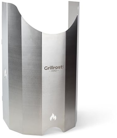Grillrost.com Das Original Solid Stainless Steel Gas Bottle Cover - Sturdy, Safe and Suitable for Weber Spirit 200 & 300 Series