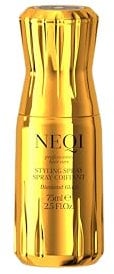 NEQI DIAMOND GLASS Hitzeschutz Spray 75ml – Spray de brillo para todo tipo de cabello, protección contra la humedad, efecto glass hair, suavidad sedosa