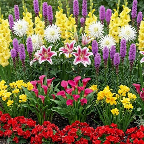 Blumenzwiebeln Mehrjährig Winterhart - Sommerblumen Colorful Kollektion