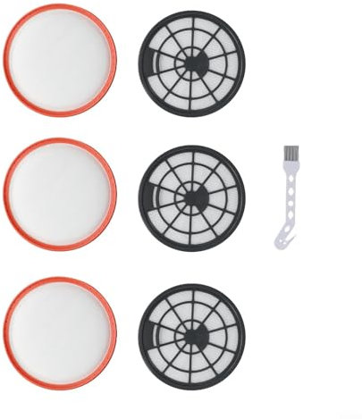 Komplettes Set von Typ 95 Ersatzfiltern für Vax Air Compact Staubsauger, Funktionen für Vor- und Nachmotorfilter und eine Bürste