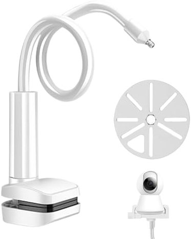 Generico Baby Monitor Support – Attachment for Cot and Baby Monitor | Adjustable Clamp with Long Arm for Home Furniture, Kitchen, Bathroom and Shelves