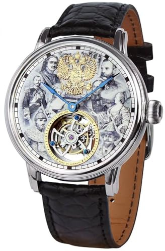 POLJOT International Reloj Tourbillon para Hombre Dynasty Negro 3400.T-DYN-1