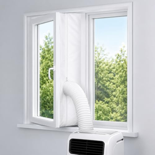 Klimaanlage Fensterabdichtung 3M, Fensterabdichtung Klimaanlage und Fensterabdichtung für mobile Klimageräte, Dachfenster Klimaanlage Abdichtung mit Reißverschluss für Kippfenster