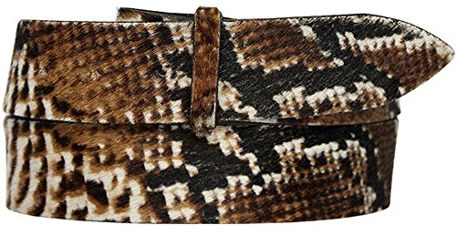 Post & Co Gürtelband Fell (Leder) Python Optik, Breite 4 cm, 90 cm